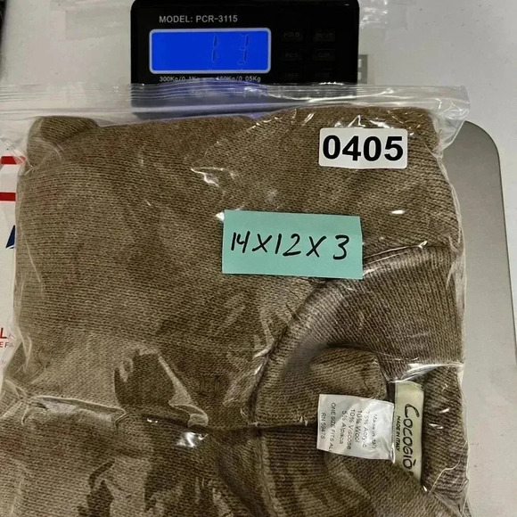 Cocogio Made In Italy Alpaca Wool Blend Button Up Cardigan Shrug Poncho Sweater - Picture 15 of 16